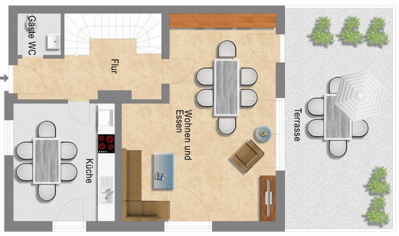 Ferienhaus Sweethome - Eingezaeunter Garten - 3 Hunde Willkommen - Ruhige Sackgasse Bad Sachsa Exterior foto